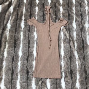 Body con tan dress